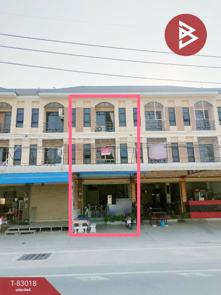 For SaleShophousePattaya, Bangsaen, Chonburi : Commercial building for sale, 3 floors, area 21.4 sq m, Napa, Chonburi.