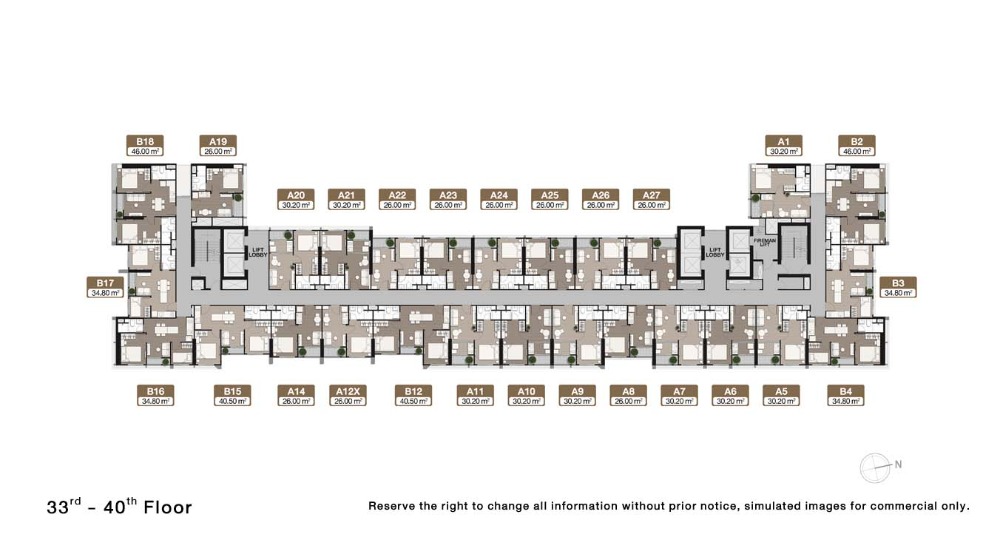 ขายดาวน์คอนโดพระราม 9 เพชรบุรีตัดใหม่ RCA : ขายดาว์นด่วน (เจ้าของขายเอง) Noble Nue District R9 - 2 Bedroom 40.5 Sqm.
