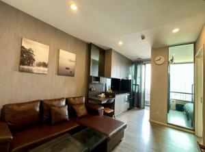 ให้เช่าคอนโดอ่อนนุช อุดมสุข : Chic 1-bed apartment at The Room Sukhumvit 69, near BTS Phra Khanong. Enjoy city views & modern living for just 23,000 THB/month!