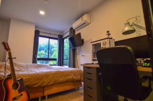 For RentCondoBangna, Bearing, Lasalle : FOR RENT>> Pause Sukhumvit 103>> 2nd floor, beautiful room, decorated and ready to move in. Complete electrical appliances, near BTS Udomsuk #LV-MO299