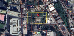For SaleLandRatchadapisek, Huaikwang, Suttisan : Vacant land for sale, totaling 1,000 square meters, Huai Khwang zone, near MRT Sutthisan, in a convenient area. Central location