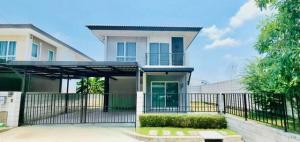 For RentHouseRathburana, Suksawat : RHT1559 Single house for rent, corner house, 2 floors, Thung Khru area, Bang Mot, Centro Suksawat-Rama 3.