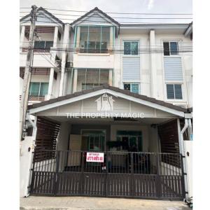 For RentTownhouseNakhon Pathom : 3-story townhome with furniture, beautifully decorated, for rent in Nakhon Pathom area, near Big C Supercenter Nakhon Pathom, only 500 meters.