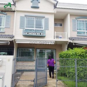 For RentTownhouseBangna, Bearing, Lasalle : Townhouse for rent Indy Village 2, Bangna KM 7, beautiful house, ready to move in.