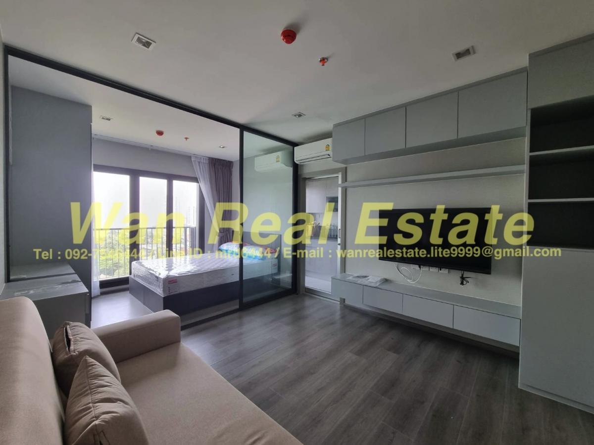 For RentCondoRattanathibet, Sanambinna : For rent, politan aqua, 15th floor, size 31 sq m, river view, beautifully decorated, fully furnished, ready to move in.