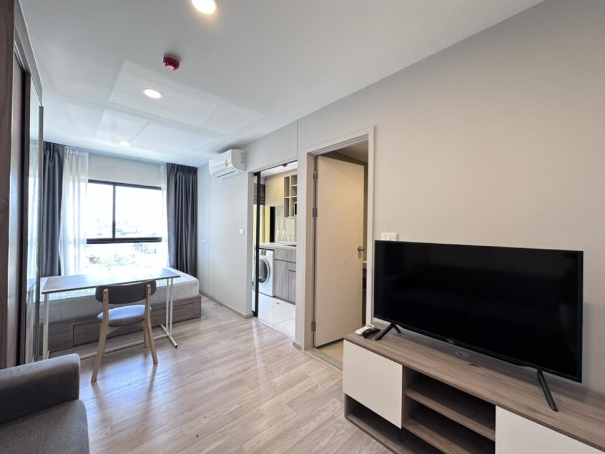 For RentCondoOnnut, Udomsuk : Plum Sukhumvit 97.1, available room, ready to move in. 📍Update 23 April There is a washing machine, beautiful open view.