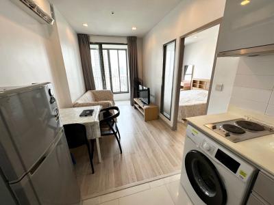 For RentCondoOnnut, Udomsuk : Condo For Rent | Garden View, The Best Value In The Project “Ideo Mobi Sukhumvit 81” 31 Sq.m. Near BTS On Nut