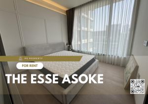 For RentCondoSukhumvit, Asoke, Thonglor : For rent 🔥The ESSE Asoke🔥 near BTS Asoke with furniture. Complete electrical appliances Ready to move in