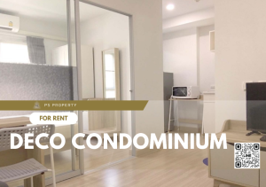 For RentCondoBangna, Bearing, Lasalle : For rent ✨Deco Condominium✨ furniture, complete electrical appliances, near BTS Bearing.