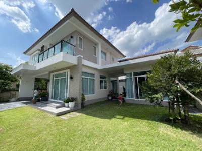 For SaleHouseLadkrabang, Suwannaphum Airport : For sale-rent, detached house, Casa Premium On Nut-Wongwaen, 4 bedrooms, pet friendly. Near Mega Bangna
