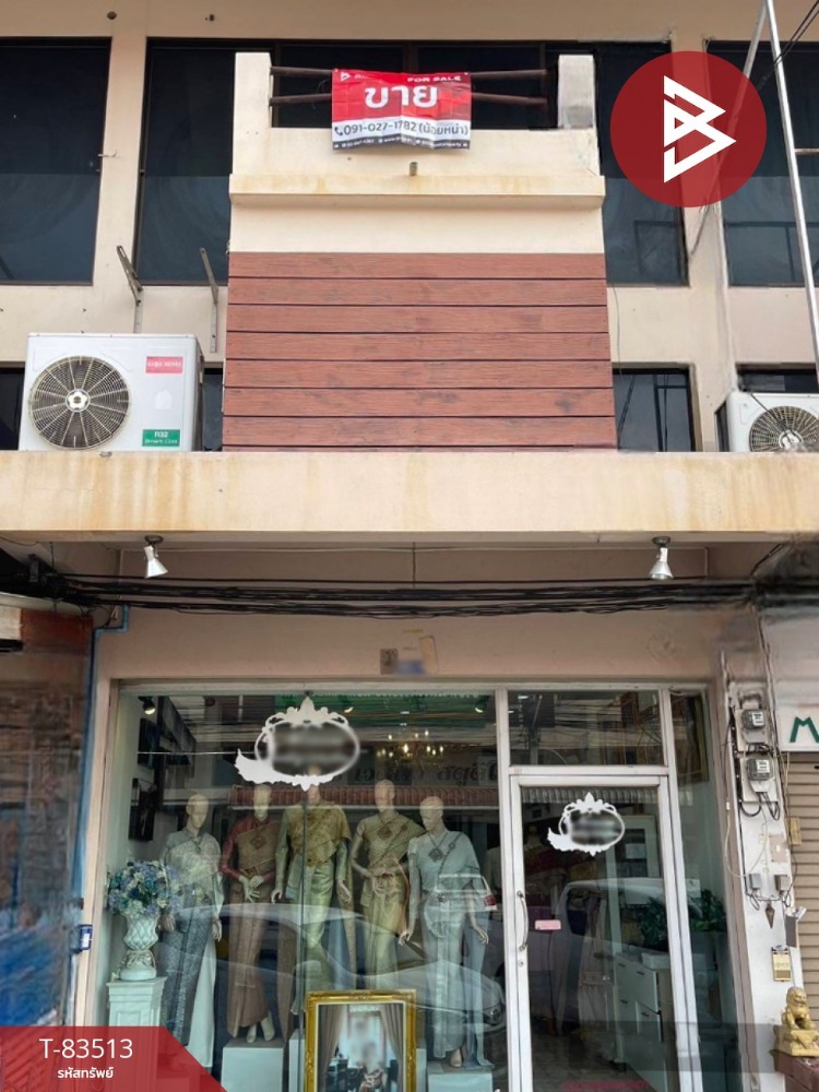 For SaleShophousePhrae : Commercial building for sale, 2 floors, area 27 square meters, Na Chak, Phrae.
