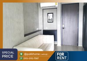 For RentCondoOnnut, Udomsuk : For rent Rhythm Sukhumvit 44/1 / large room 45 sq m, very good price 📞 Line : @pukkhome (with @)