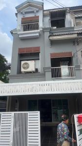 For RentTownhouseChokchai 4, Ladprao 71, Ladprao 48, : Townhome for rent Baan Klang Muang Mengjai-Lat Phrao 80, fully furnished, near the expressway-Ramindra Road.