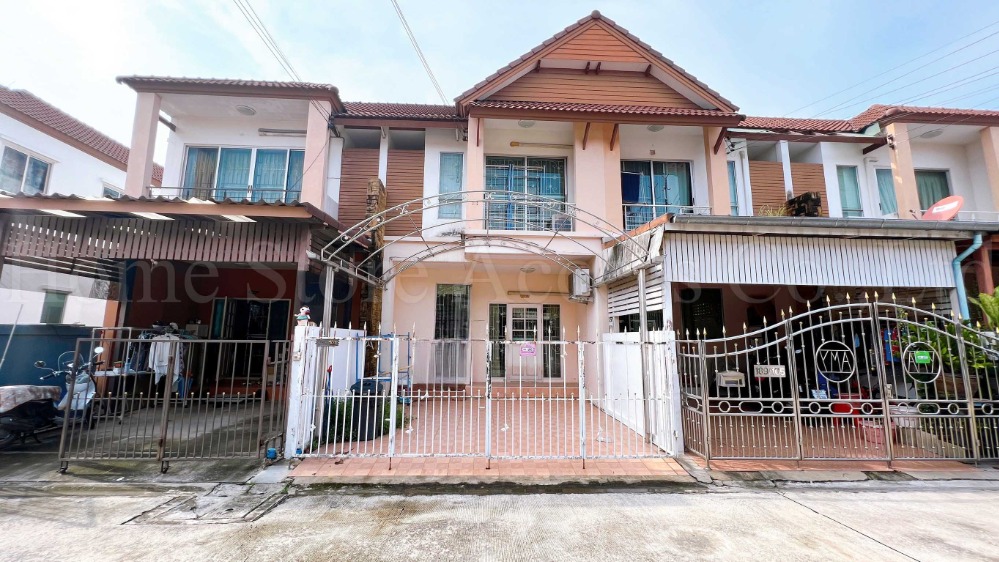 For SaleTownhouseNonthaburi, Bang Yai, Bangbuathong : 2-story townhouse, Prime Place Village, Soi Chan Thong Iam. Cheapest price in the Bang Bua Thong project.