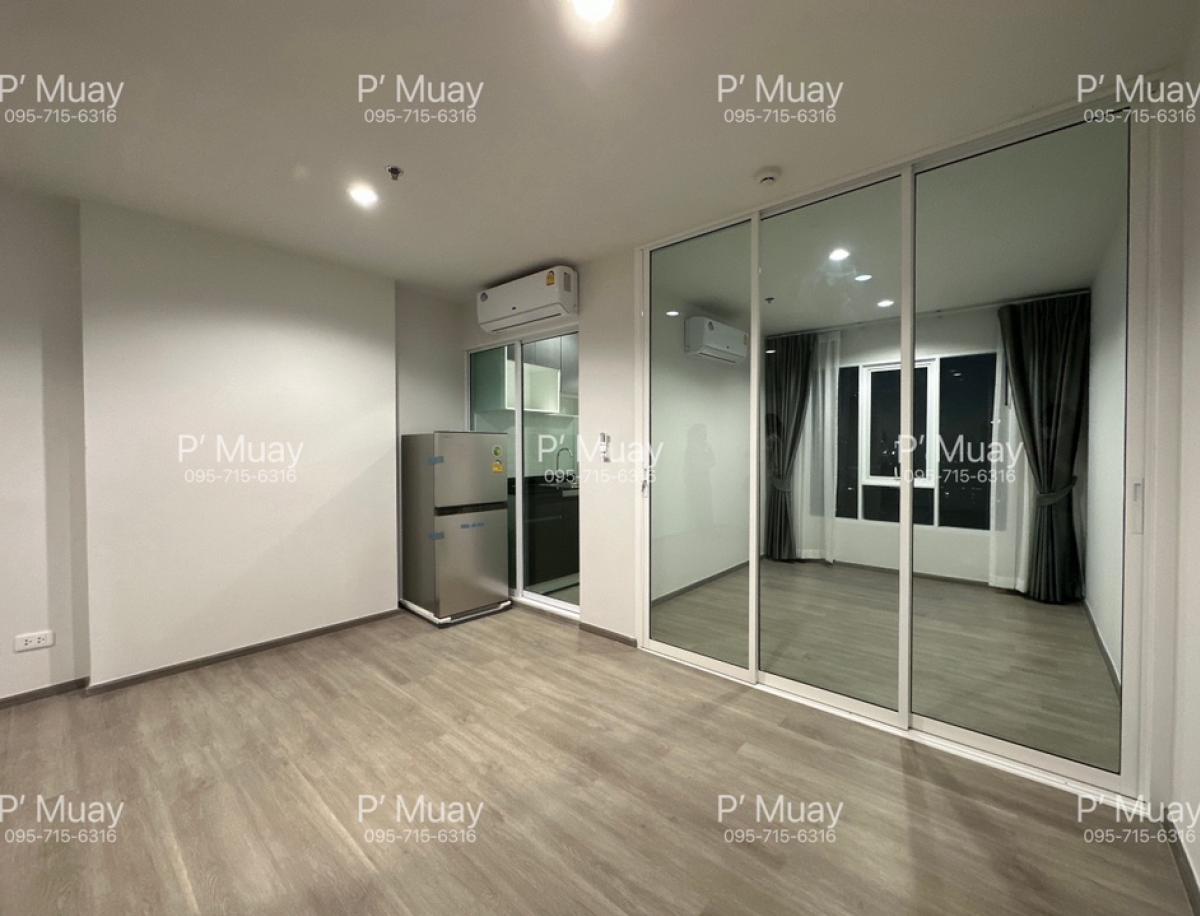 For RentCondoBang Sue, Wong Sawang, Tao Pun : ❌Already rented❌✅ Ready to move in June 5, 2024 ✅ You can make a reservation💥Reserve quickly 6,000, open view, empty room 💥 Building 🅱️ Great price, open view, room divider ❄️2 air conditioners ❄️ There is a refrigerator‼️ #CondoRegent Home Bang Son 28 ❤️