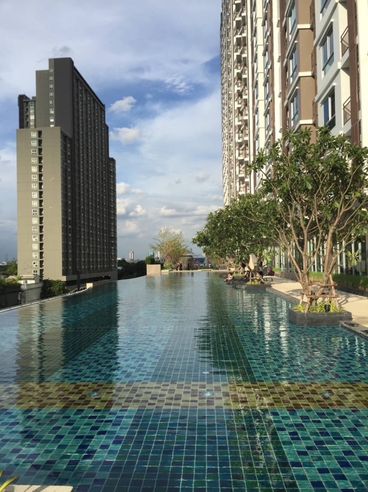 For RentCondoBang Sue, Wong Sawang, Tao Pun : *** Condo for rent, Supalai Veranda, 7th floor, view in the middle of the pool, fully furnished ***