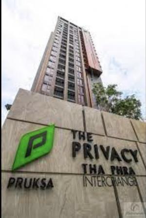 ขายคอนโดท่าพระ ตลาดพลู วุฒากาศ : ขาย คอนโด The Privacy Thapra Interchange ขายพร้อมผู้เช่า