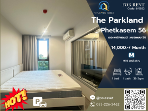 For RentCondoBang kae, Phetkasem : For rent 🔔The Parkland Phetkasem 56 🔔 Big room, complete electrical appliances, ready to move in 🛌 1 bed / 1 bath 🚝 MRT Phasi Charoen