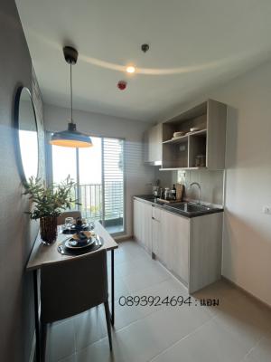 For SaleCondoThaphra, Talat Phlu, Wutthakat : Fully furnished room, 31 sq m., closed kitchen (transfer missed), price 2.82 million baht, get everything as shown in the picture + Central Voucher 25,000 & Free all loan possible 💯 % (0893924694 : Am)