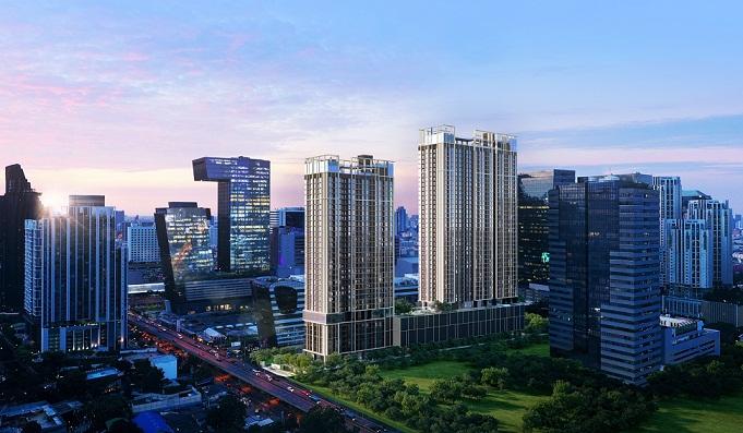 Sale DownCondoRama9, Petchburi, RCA : Condo down payment for sale, Nue District R9 (New District R9), near MRT Rama 9 Station and Central Rama 9.