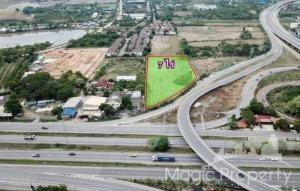 For SaleLandChaengwatana, Muangthong : 7 Rai Land for Sale on Ratchaphruek Road, Khlong Khoi, Pak Kret, Nonthaburi