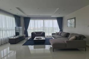 For RentCondoRama3 (Riverside),Satupadit : Code C20240400052..........Supalai Riva Grande for rent, 3 bedroom, 4 bathroom 1 maid's room, furnished, ready to move in