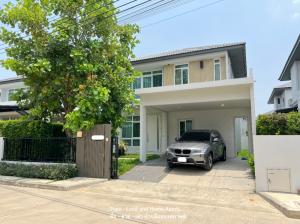 For SaleHouseLadkrabang, Suwannaphum Airport : Single house for sale, Manthana Motorway-Krungthep Kreetha, newly cut, size 3 bedrooms, new condition, ready to move in.