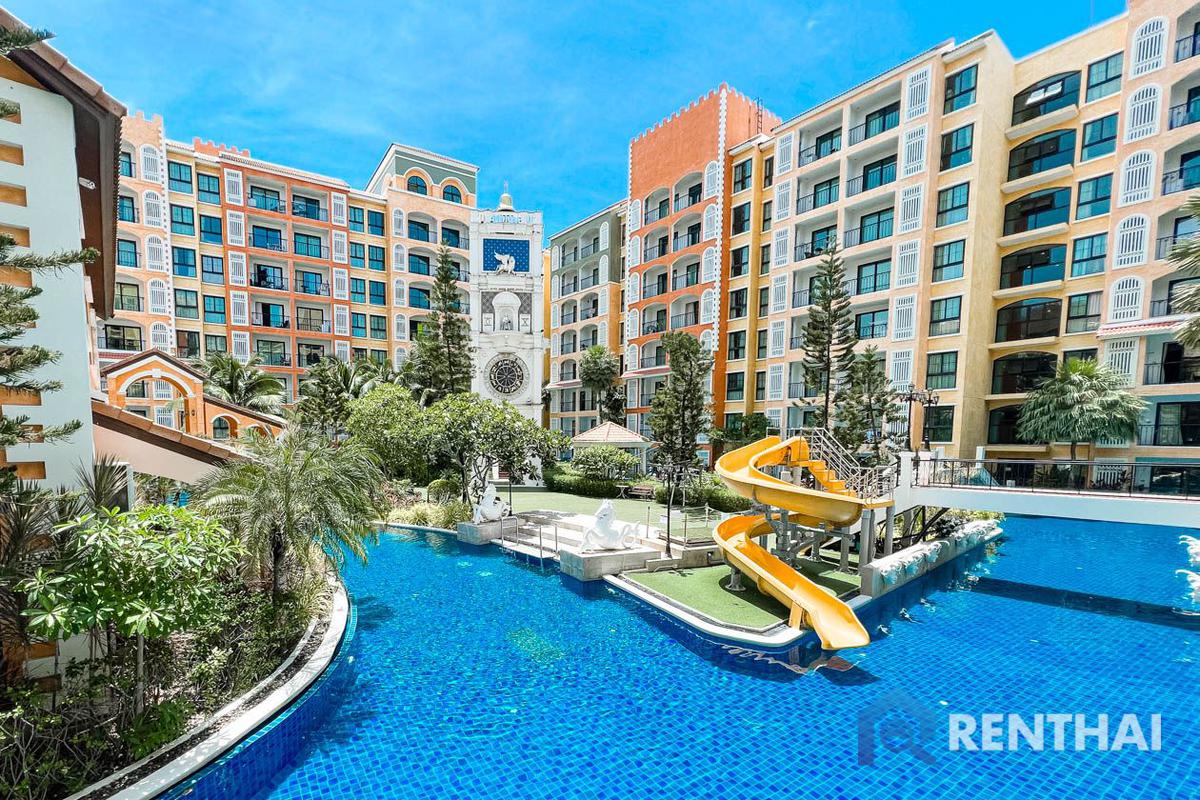 For SaleCondoPattaya, Bangsaen, Chonburi : beautiful pool access condo for sale near Jomtien beach