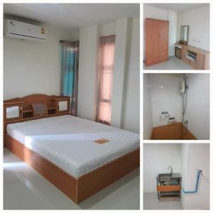 For RentCondoMin Buri, Romklao : ASKC101 Condo for rent, Assakan City Ramkhamhaeng, 3rd floor, Building C17, size 24 sq m., 1 bedroom, 1 bathroom, 5,000 baht. 099-251-6615
