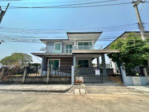 For SaleHousePathum Thani,Rangsit, Thammasat : 2-story detached house, Chat Luang Village 14, Rangsit-Khlong Sam, 69.7 sq m, 4 bedrooms, 2 bathrooms, 2 parking spaces, whole house extension, ready to move in.