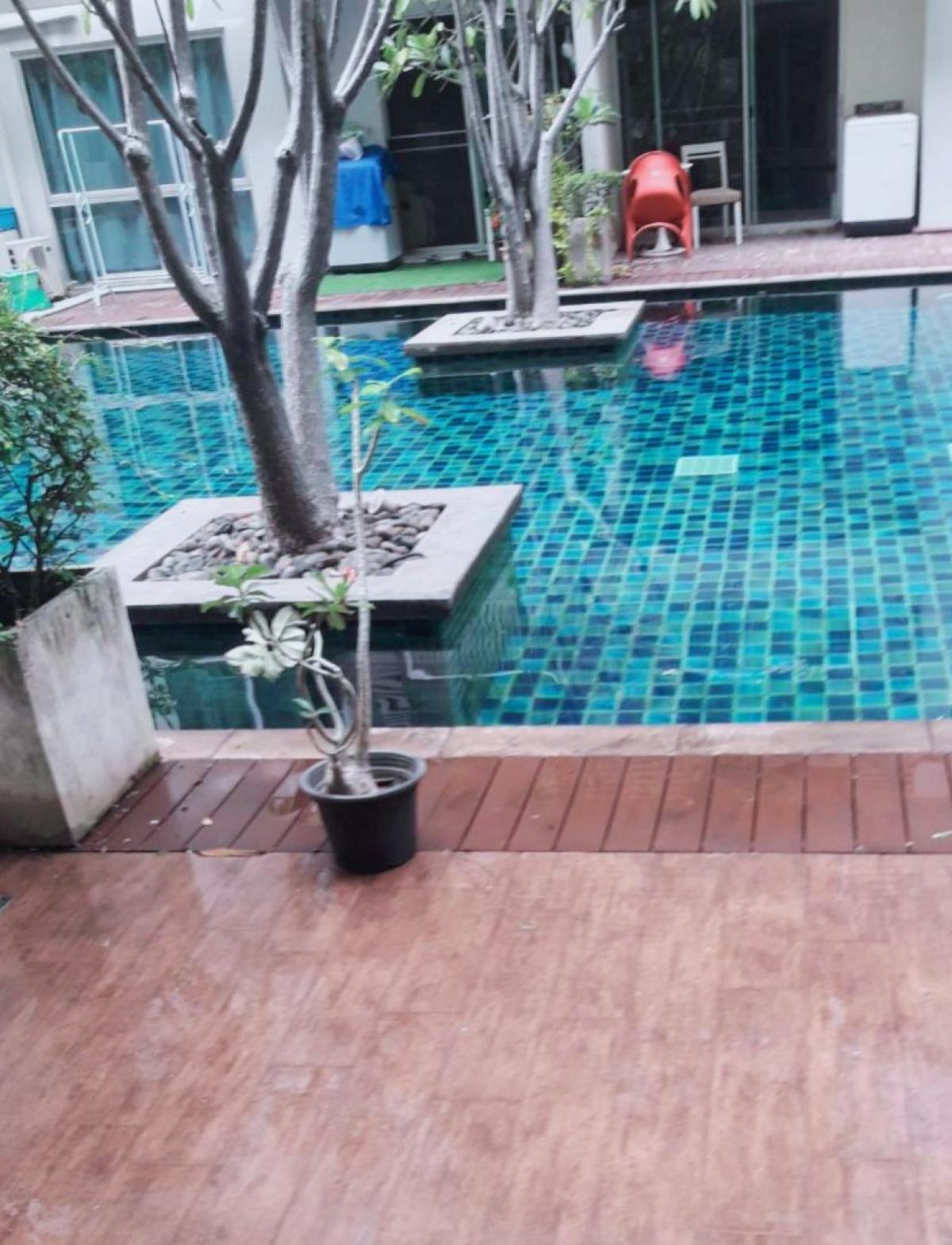 For RentCondoRama9, Petchburi, RCA : Urgent Condo for rent A-Space Asoke Ratchada, large room next to the pool.