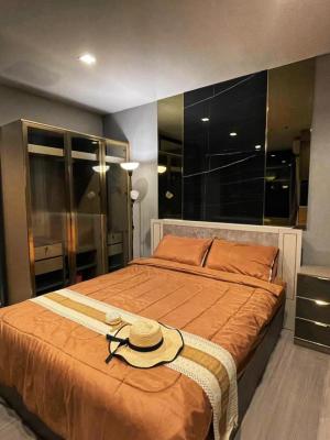 For RentCondoRama9, Petchburi, RCA : For rent!! Beautiful room, cheap price 📍📌 Life asoke Rama 9, next to MRT