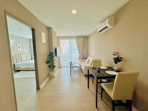 For RentCondoRatchadapisek, Huaikwang, Suttisan : 🔥Condo for rent near MRT Huai Khwang, Metro Luxe Ratchada, beautiful room, very good price, ready to move in, hurry and reserve now!!🔥
