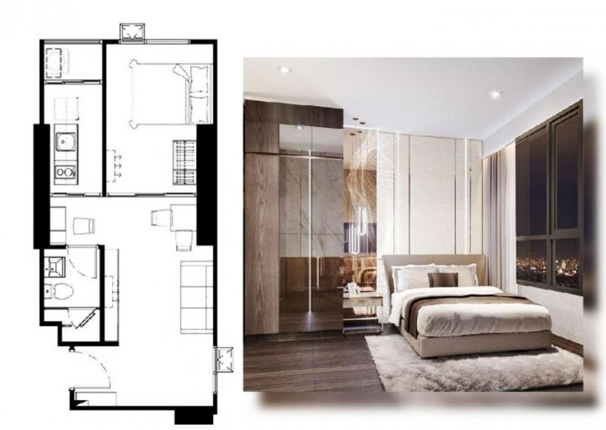 ให้เช่าคอนโดบางนา แบริ่ง ลาซาล : CL 1110🫖📌📌Condo for rent Knightsbridge Collage 107 Knightsbridge Collage 107( corner room ) 35 sq m., 1 bedroom, 1 bathroom, 17th floor, there is only one unit on this floor