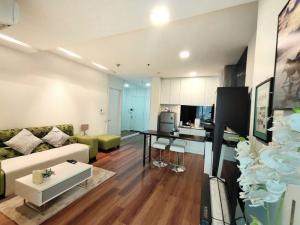 For SaleCondoSukhumvit, Asoke, Thonglor : P10030524 For Sale/For Sale Condo Nusasiri Grand (Nusasiri Grand) 2 bedrooms, 2 bathrooms, 80 sq m, 12th floor, beautiful room, fully furnished, ready to move in.
