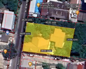 For SaleLandRatchathewi,Phayathai : Beautiful land for sale with buildings, area 229 sq m., potential location, Phahonyothin Soi 9, land size this size is very hard to find, near Ari, Pradipat, Phaya Thai.