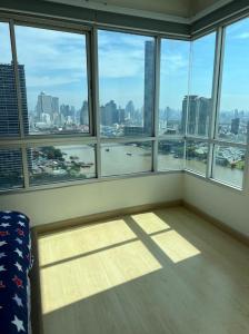 For RentCondoWongwianyai, Charoennakor : For Rent Supalai river place 2 bed high floor special price