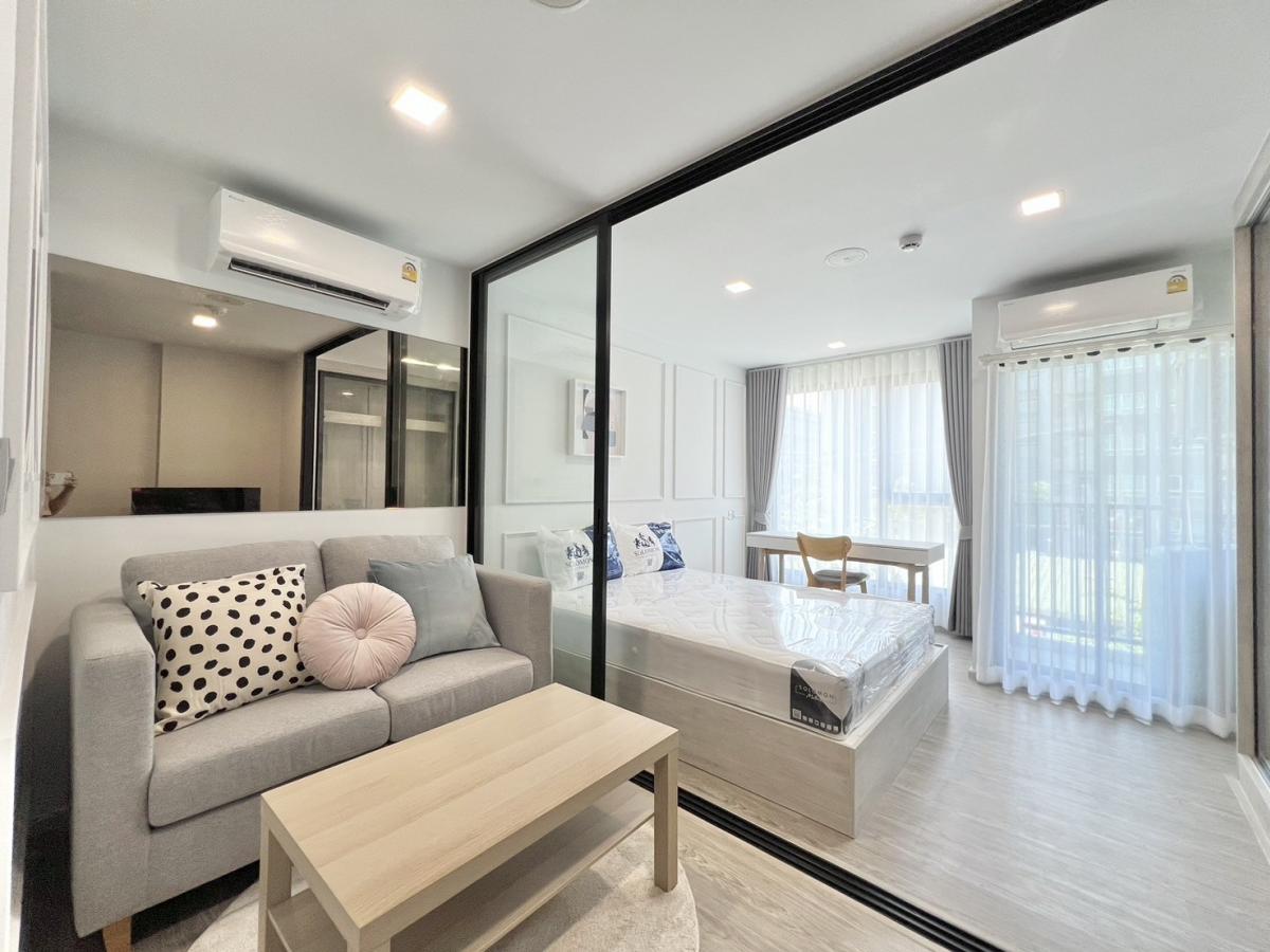 For RentCondoKasetsart, Ratchayothin : 🔥For rent🔥 Condo Kave Seed Kaset new!! Near Kasetsart University + there is a BTS shuttle 🚆 Fully furnished and electrical appliances.