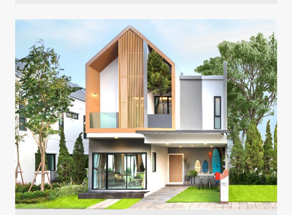 For SaleTownhouseRama 2, Bang Khun Thian : Mews Project Mews Thian Talay 15, first-hand house, size 53.5 sq m, Bang Khun Thian.