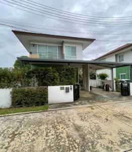 For SaleHousePathum Thani,Rangsit, Thammasat : 2-story detached house for sale, The Trust Ville Watcharapol Hathairat, behind Hathairat Road, Sai Mai, close to the expressway, only 2 minutes.
