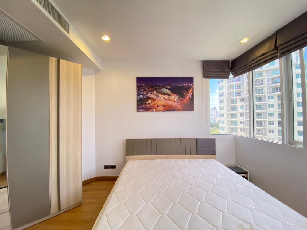 For RentCondoRama9, Petchburi, RCA : Room available ready to view 🔥Condo for rent, condo in Ratchada area. Supalai Wellington project, 2 bedrooms, 2 bathrooms, fully furnished, ready to move in, near MRT Cultural Center.