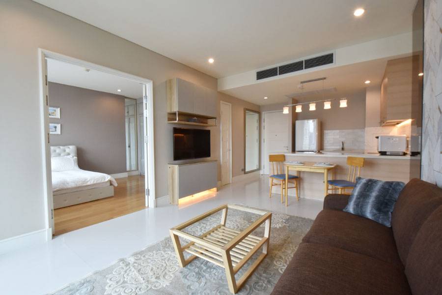 ให้เช่าคอนโดสุขุมวิท อโศก ทองหล่อ : 1 Bed 57 Sqm - RENT 37,000 THB - Pet Friendly @ Aguston Sukhumvit 22