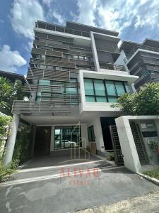 For RentShophouseRama9, Petchburi, RCA : RH050624 For rent, 4-story home office, Nirvana@Work Rama 9-Ramkhamhaeng.
