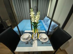 For RentCondoPinklao, Charansanitwong : The Tree Rio Bang O ..beautiful room, ready to move in, fully furnished, convenient to travel, next to Bang Aor MRT station.