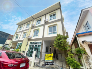 For RentTownhouseVipawadee, Don Mueang, Lak Si : Urgent rent, 3-story townhome, near Don Mueang Airport, 4 bedrooms, 3 bathrooms, 4 air conditioners, fully furnished, ready to move in.