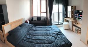 For RentCondoLadprao, Central Ladprao : [For rent] Condo Life Ladprao, fully furnished, ready to move in, high floor, beautiful view.