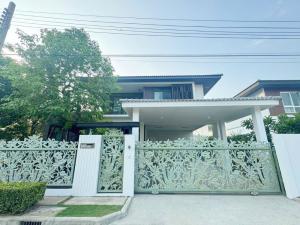 For RentHouseBang kae, Phetkasem : 💥For rent!!! Single house, corner room, Manthana Village Ring Road - Kanlapaphruek, price 79,000 baht