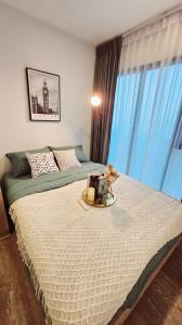 For RentCondoOnnut, Udomsuk : 💥 Big room 💥 Condo available for rent near BTS On Nut Modiz sukhumvit 50 (Modiz Sukhumvit 50), fully furnished, ready to move in.