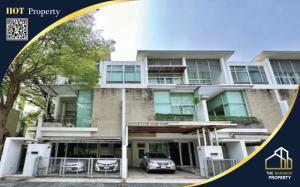 For RentTownhouseLadprao, Central Ladprao : For rent: The Landmark Residence, 3-story townhome in the heart of Ratchada-Lat Phrao, 4 bedrooms, 4 bathrooms, fully furnished, near MRT Lat Phrao.