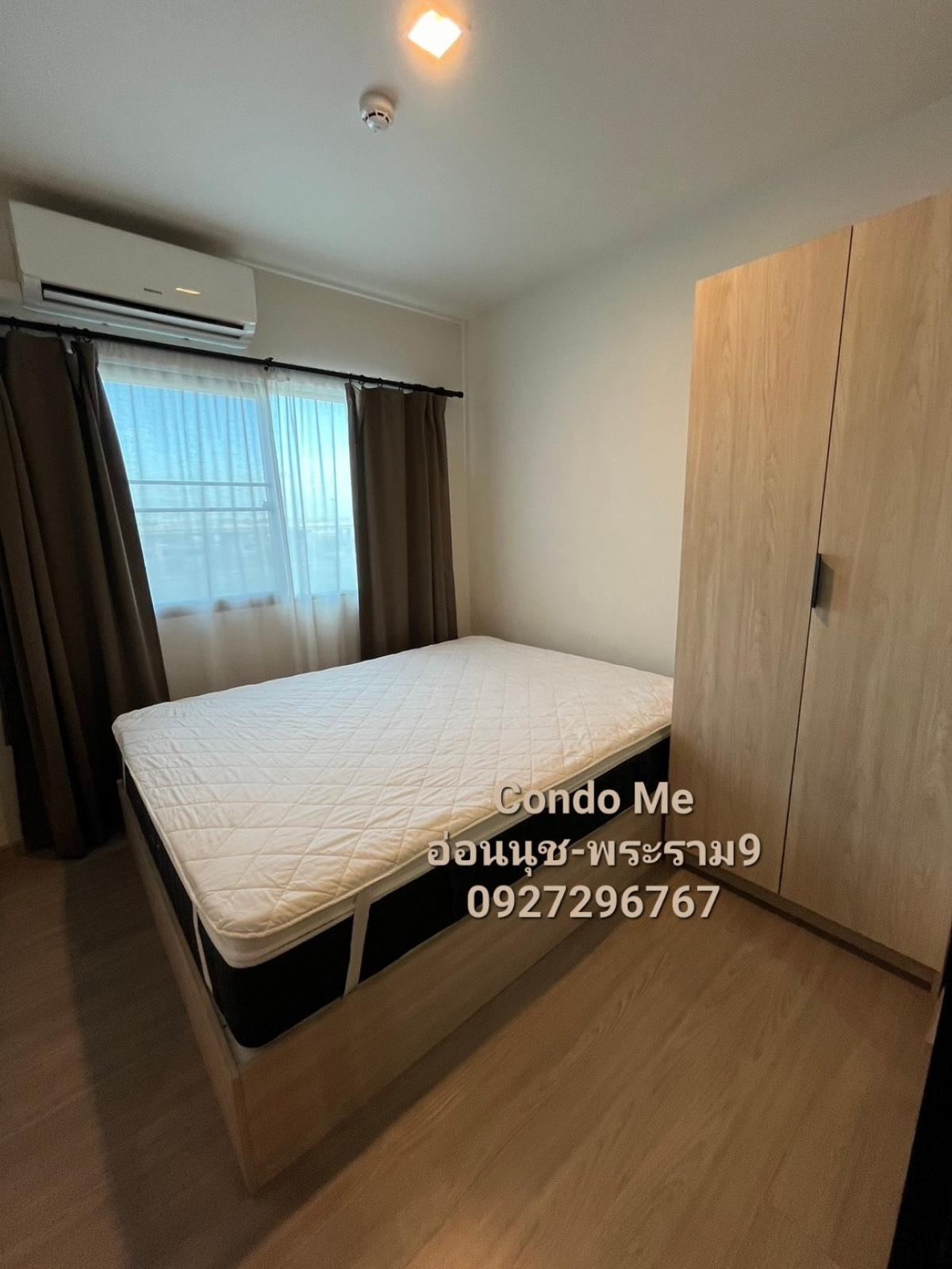 For RentCondoLadkrabang, Suwannaphum Airport : ✨️ The condo has Condo Me, ready to move in. Fully furnished, 1 bedroom, very good location, convenient for everything. Ready to move in! 📸 Video images from the actual room.